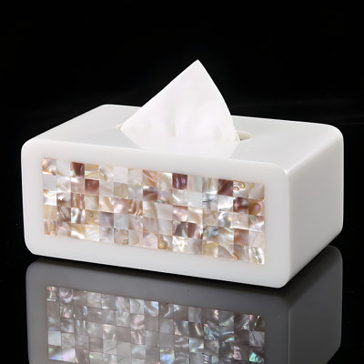 Boîte à mouchoirs de luxe avec design nordique, minimaliste et élégant pour le salon et la table basse