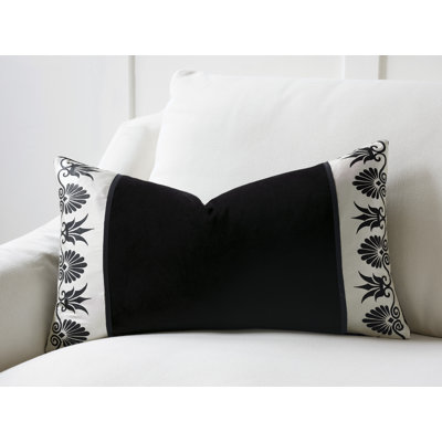 Paris Floral Feather Throw Pillow