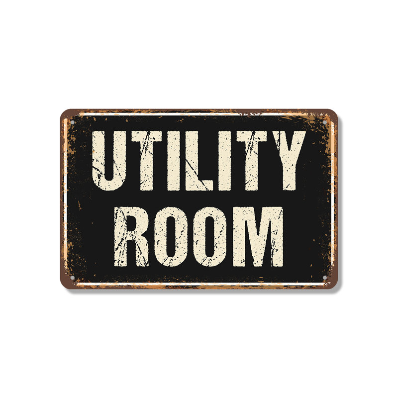 Enseigne utilitaire en aluminium (paquet de 2) 7 po x 10 po Nouveauté