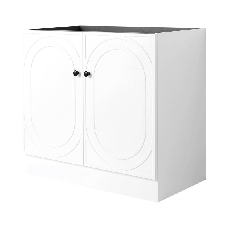 Ensemble de meuble-lavabo mural moderne 30 po avec lavabo en céramique