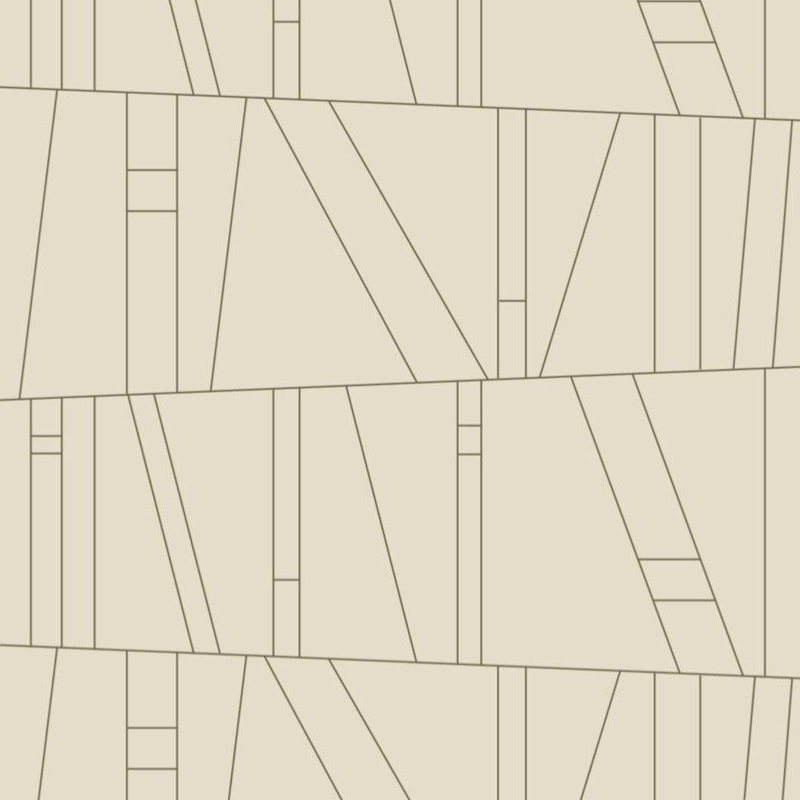 Kazi 10' L x 25" W Wallpaper Roll, Taupe, Peel & Stick, Self-adhesive