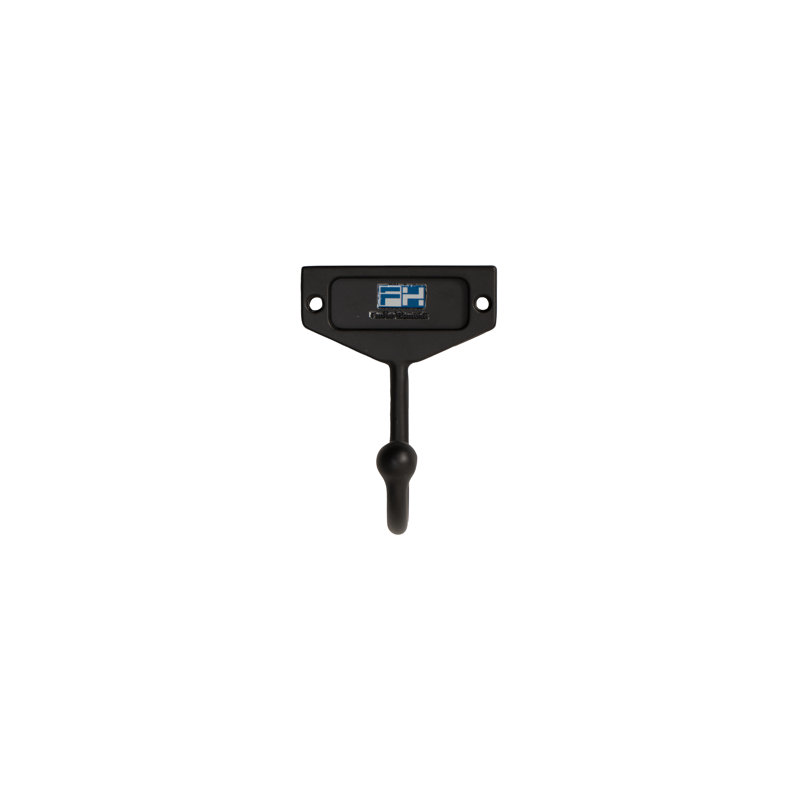 Steel Wall Wall Hook, Black