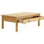 Yassine Solid Wood Four Leg Coffee Table with Storage-27288543