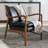 Kiannah Genuine Leather Accent Chair-1695486081