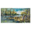 « bouleau forest river », reproduction sur toile tendue-814314961