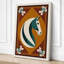 Stylized Horse Profile Art Deco - Wrapped Canvas-554921558-554921559