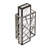 Quadrato Steel LED Flush Mounted Sconce
