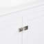 Meuble-lavabo 30 po avec fermeture en douceur, lavabo blanc, bois massif + armoire, 2 portes et 1 rangement, meuble-lavabo contemporain avec élément, lavabo en céramique, cadre, 2 portes et 1 tiroir-73295870