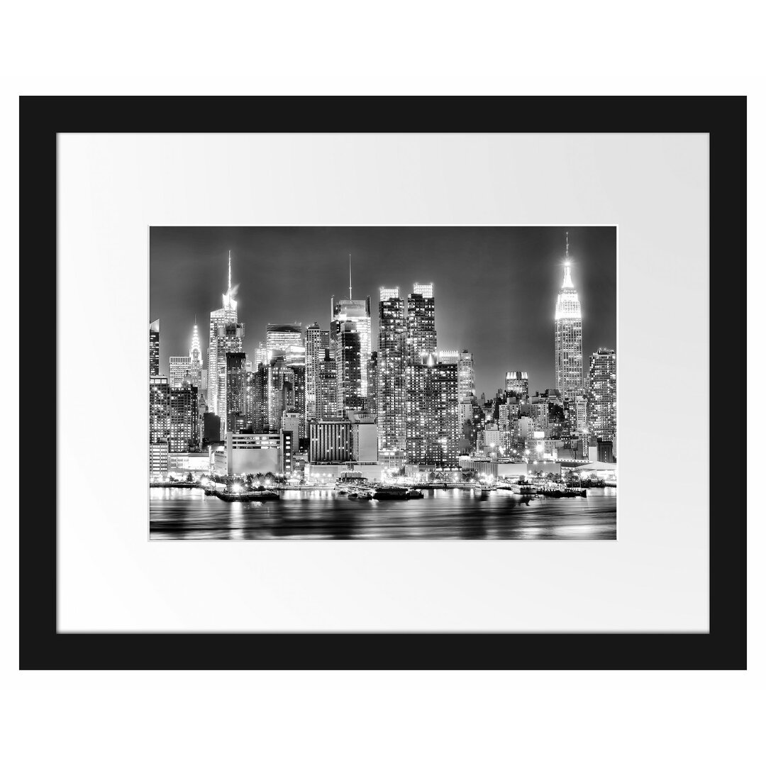 Gerahmtes Poster Skyline von New York