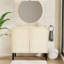 Base de meuble-lavabo de style Shaker de 24 po, 30 po et 36 po seulement, autoportante ou murale avec portes doubles et tablette réglable - Conception à fermeture en douceur et verticale (lavabo non inclus)-754736163-754736164