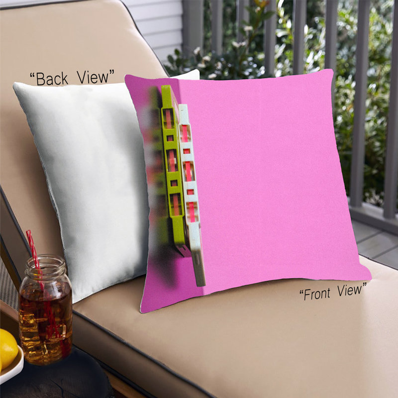 Coussin 29 couleurs Color Focus, Microsuède