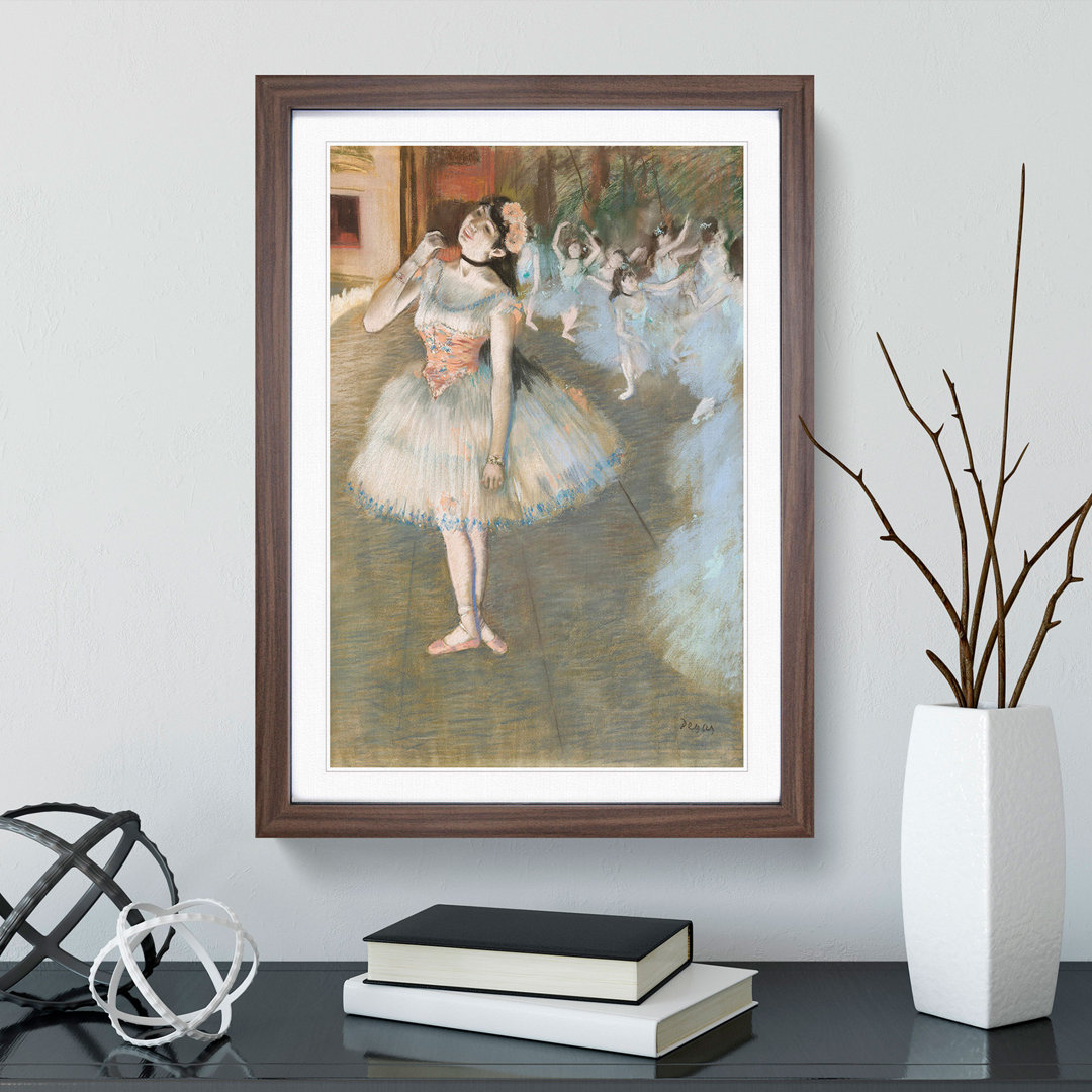 The Star by Edgar Degas - Framed Print