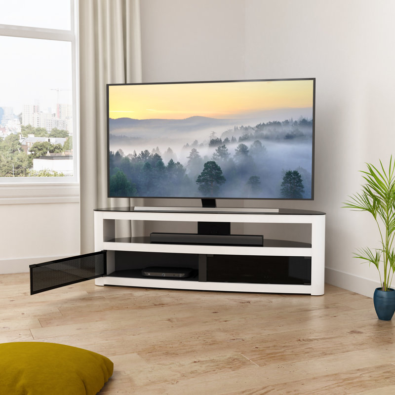 Silwell Unfinished TV Stand for TVs up to 70", White