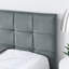 Structure de lit double capitonnée pleine grandeur, structure de canapé-lit avec dossier et accoudoirs confortables, lit double pour chambre à coucher, salon-116475754-104834300