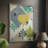 Asterisk Framed Print - Solid Wood-700269817