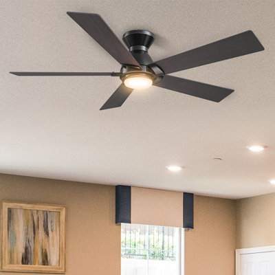 Ventilateur de plafond intelligent avec télécommande, ensemble d'éclairage, fonctionne avec l'assistant Google et Amazon Alexa, raccourci Siri.
