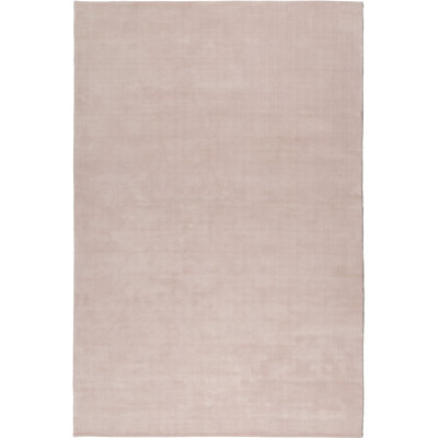Farrow & Ball Plain Wool Portland Pink Area Rug