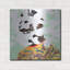  «156 Close Up Square» par NUMA Art, art mural en métal, 24 po x 24 po-206288075