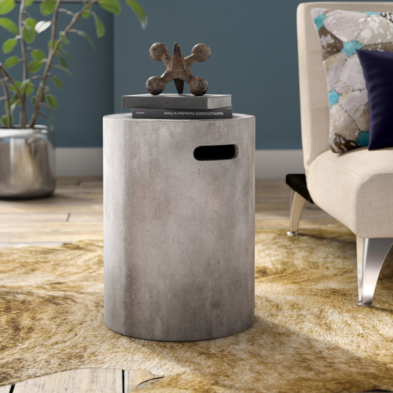 Kazuhide Concrete Accent Stool
