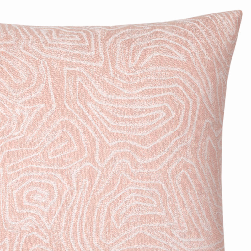 Chari Indoor & Outdoor Woven Accent Pillow, Spice, 20"H x 20"W