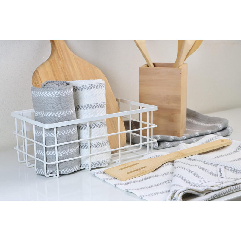 Cotton Kitchen Towel, Gray