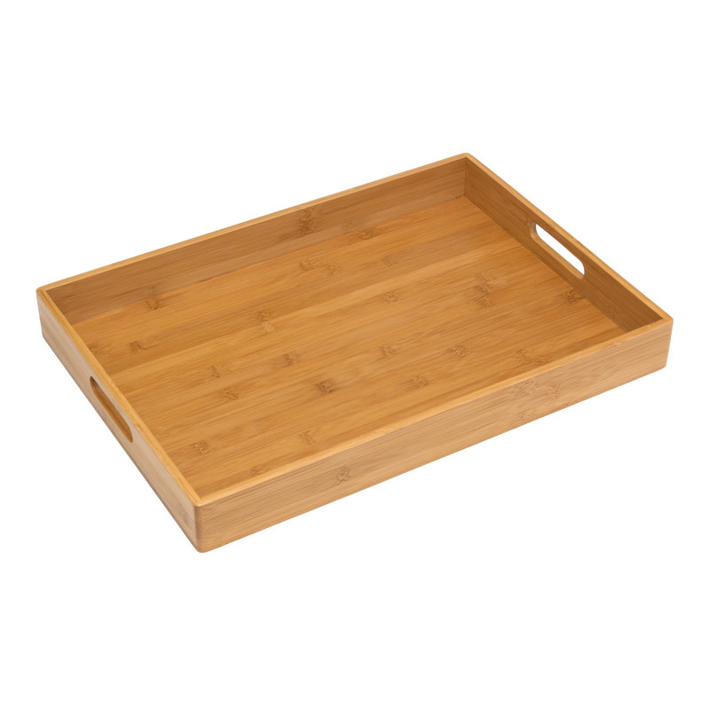 Plateau en bambou, solide