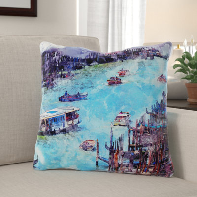 Regil Venice Throw Pillow