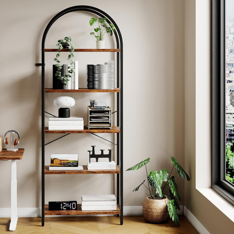 180cm H x 60cm W Bookcase, Brown