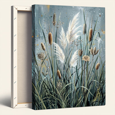 Reed Grass Canvas Wall Art Set Of 1