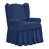 100 % polyester bleu marine sélectionné