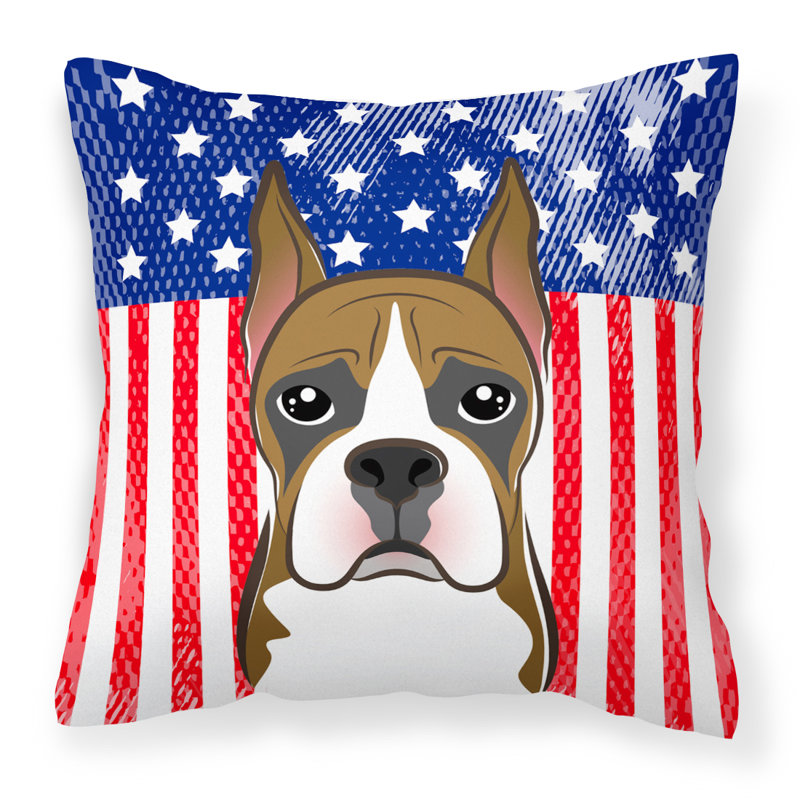  Coussin 14 "American Flag, 18 po x 18 po, Boxer
