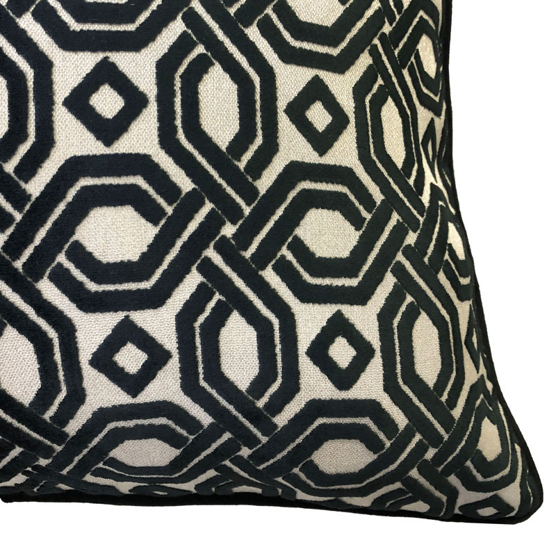 Lumbar Pillow Cover & Insert, Black