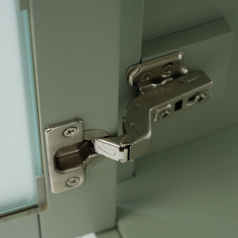 Meuble-lavabo simple 20 po avec comptoir en céramique, Vert