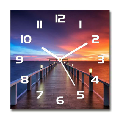 Glass Wall Clock