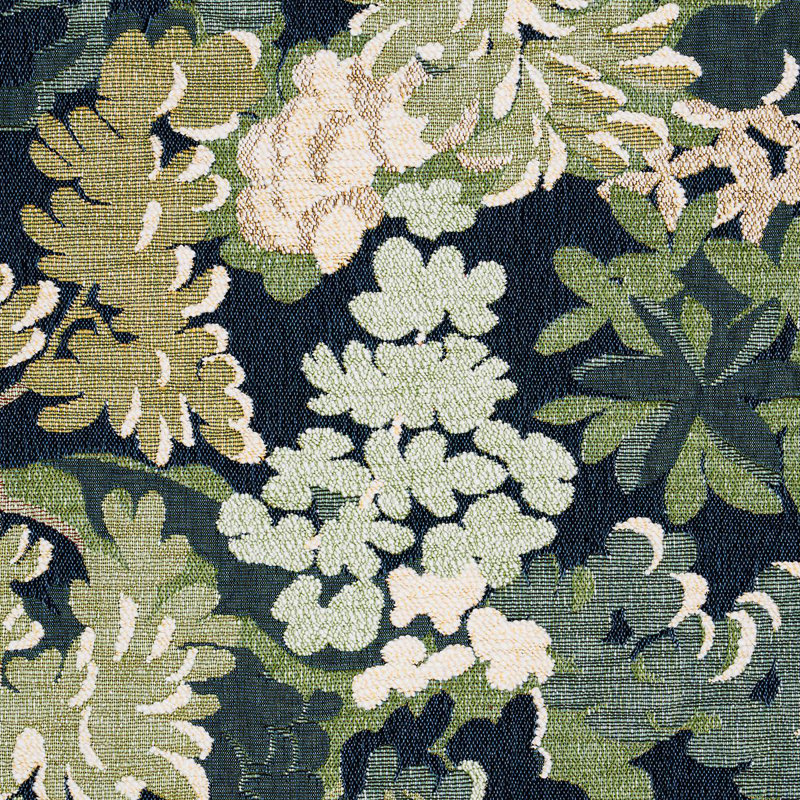 Verdure Tapestry Fabric, Peacock