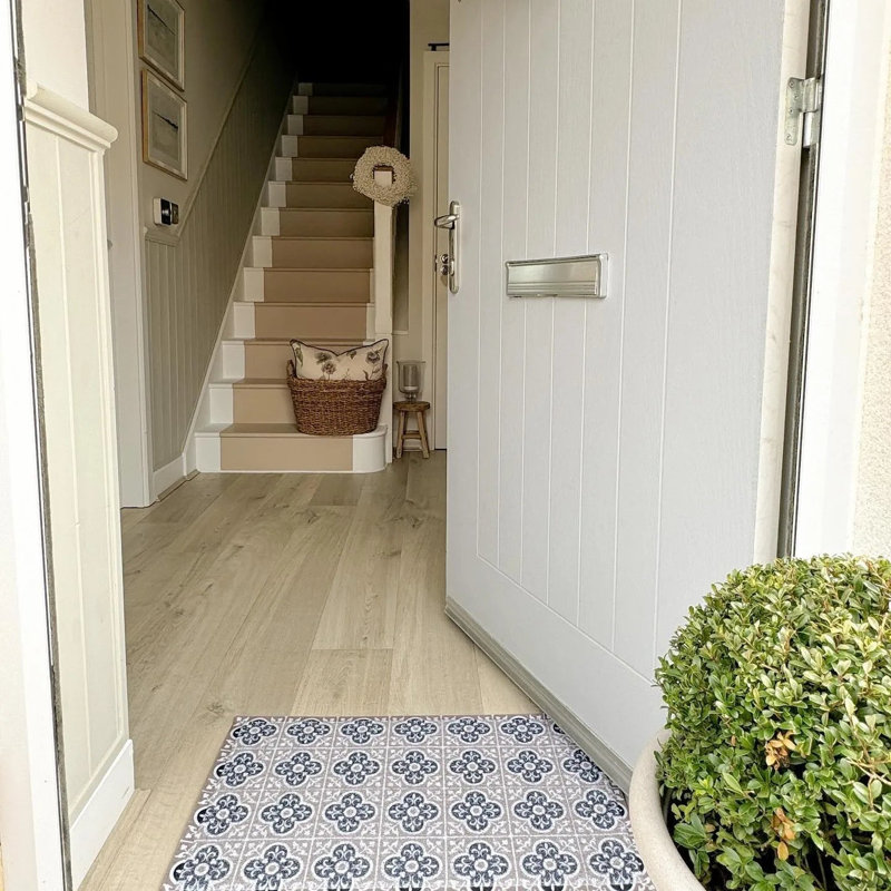 Non-Slip Geometric Doormat, 16" x 28"