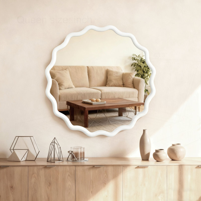 Miroir décoratif 30 pouces, Blanc