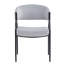 Chaise d'appoint rembourrée (ensemble de 2)