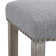 Ileana Upholstered Counter Stool with Solid Wood Frame