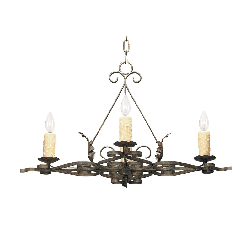 Lustre 4 lumières 28 po Alije