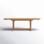 Oval Double Extendable Teak Dining Table