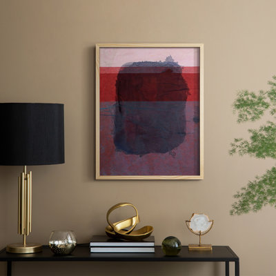 Remembering Rothko I Framed Print - Solid Wood
