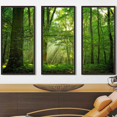 "Breathe" par Lars Van De Goor, reproduction sur toile flottante 3 pièces
