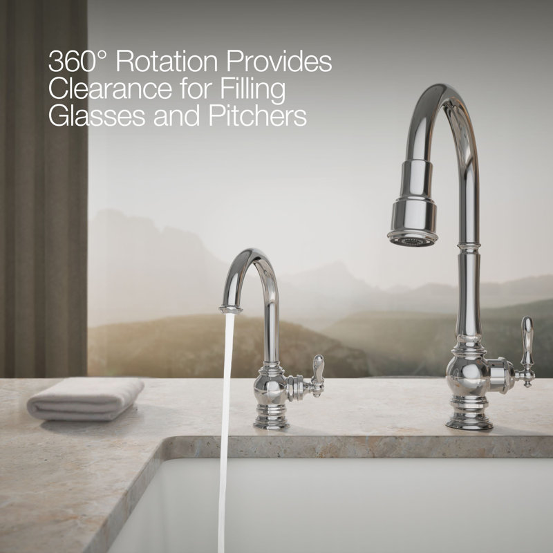 Artifacts Beverage Faucet, Polished Chrome