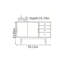 Buffet en teck de style simple et rétro-129019555