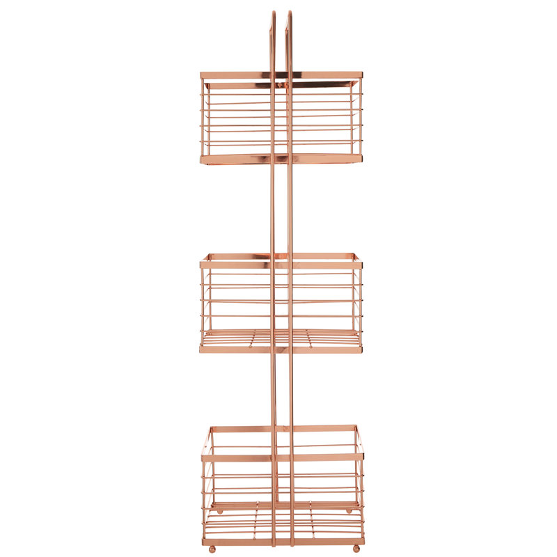 Danis Shower Caddy, Rose Gold