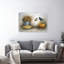 «Field Finds», art mural rustique contemporain tournesol d'automne-129022081