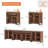 4 In 1 TV Stand For Tvs Up To 120 Inches, Modern TV Console With Glass Doors And 2 Drawers, Media Console With Adjustable Shelf For Living Room, Bedroom-1021731309