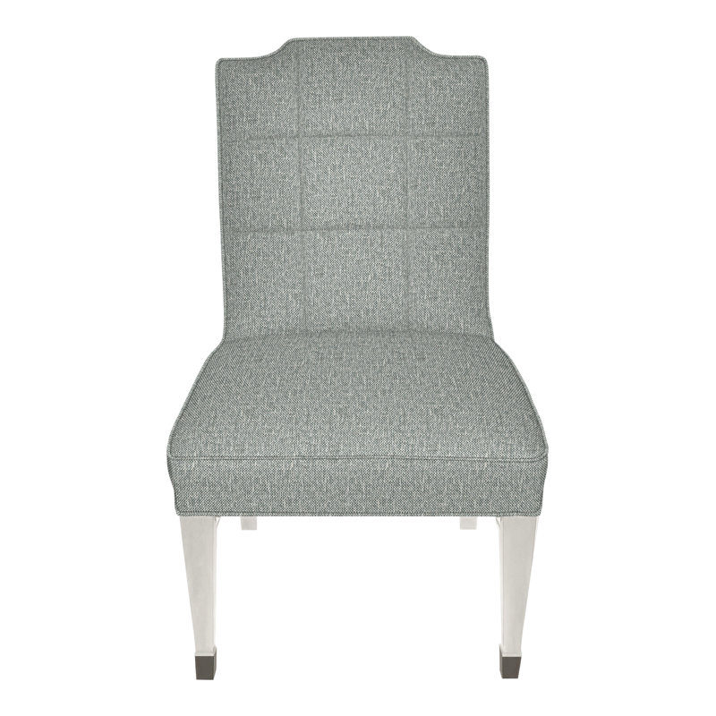 Travis By Michael Weiss Upholstered Dining Chair, Casa Blanca, Nadia Steam, No