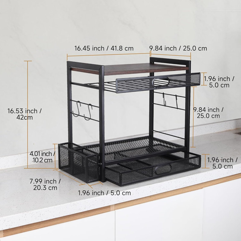 Steel Desk Organiser